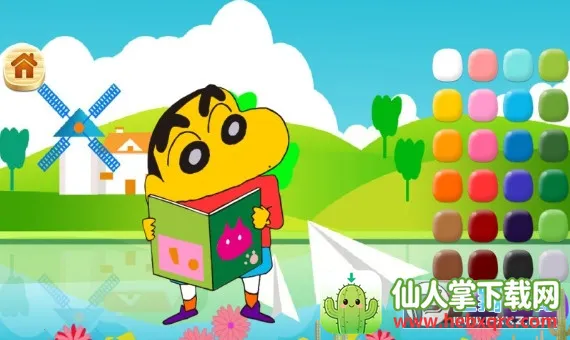 蜡笔小新涂色板2026下载安装 蜡笔小新涂色板2026下载安装